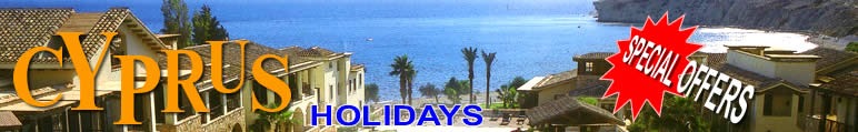 Cyprus holidays special offers - cheap deals - pickup a bargain holiday at hotels and villas in Cyprus